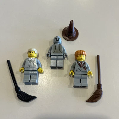 Lote de Minifiguras Lego De Colección Harry Potter Ron / Sombrero Clasificador / Peeves / Draco Foto 1 de 2