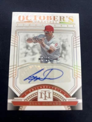 Phillies Ryan Howard 2024 National Treasures Octobers Greatest Auto /10 251133 - Image 1 of 2