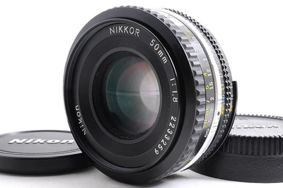 Nikon NIKKOR AI-S 50mm F1.8 MF Pancake Standard Lens For F Mount EXCELLENT Japan - Image 1 of 4