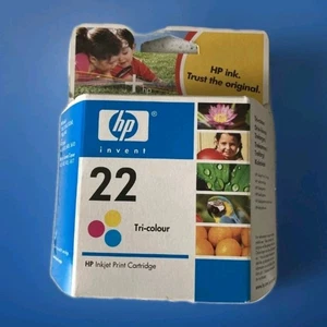 Cartuccia inchiostro tricolore HP 22 C9352AE scaduta 2008 nuova e sigillata - Foto 1 di 3