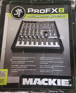 Mackie ProFX8 V2 8-Channel Professional Effects Mixer With USB - Picture 1 of 2