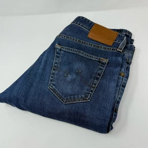 AG Adriano Goldschmied Everrett Jeans Mens 32R Blue Slim Straight Denim Aged - Picture 1 of 9
