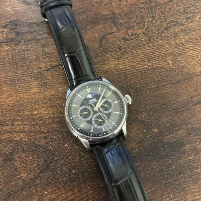 ORIS Artelier Complication Moon phase 7592 Automatic Men's Watch from Japan - Image 1 of 2