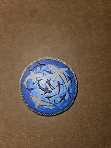 Yes.fit Challenge Coin Discovery Shark Week 2021 Coin - Foto 1 di 2