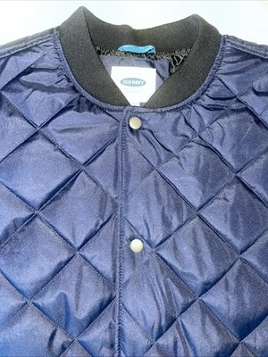 Old Navy Jacket Mens Blue Chore Quilted Snaps 2XL Puffer Field Shooting XXL - Image 1 of 4