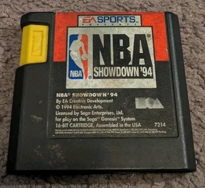 Sega genesis NBA Showdown 94 Cartridge Only TESTED & WORKS - Picture 1 of 3