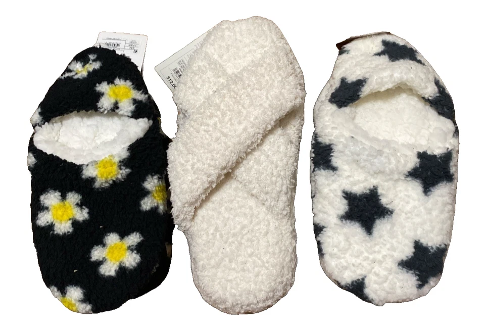 Lote de 3 estilos de calcetines deportivos de piel sintética para mujer pequeños 5-7 nuevos Foto 1 de 1