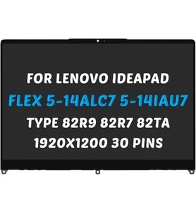 For Lenovo ideapad Flex 5 14IAU7 14ALC7 14ABR8 14IRU8 Lcd Touchscreen 5D10S39785 - Afbeelding 1 van 7