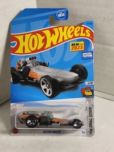 Hot Wheels 2023 HW Drag Strip 6/10 - ROCKIN’ RAILER - Grigio 171/259 -6/10 - HKK05 - Foto 1 di 12