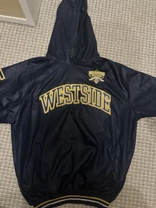 Vintage Fubu Hoodie Mens- M -Blue Westside Athletics 1992 Rap Hip Hop Streetwear - Bild 1 von 5