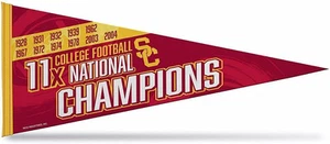 University of Southern California USC Trojans 11-Time Champions Soft Felt... - Picture 1 of 3