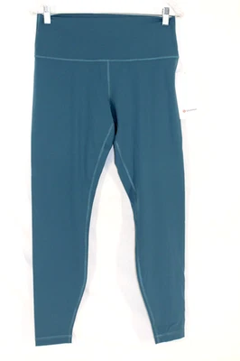 NEW Women's Lululemon Wunder Under Hi Rise Tight 28'' Flux Slate Blue Gray Sz-12 - Image 1 of 3