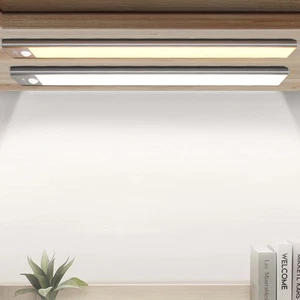 2 PCS Rechargeable 80LED 24CM Under Counter Closet Lighting Wireless Night Light - Picture 1 of 14