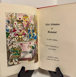 ALICE IN WONDERLAND by Lewis Carroll illus. by John Tennel Children's Classics - Imagen 1 de 6