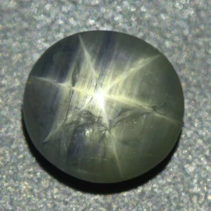 1.93 CT AWESOME 6 RAYS FLASHING UNHEATED STAR SAPPHIRE LOOSE GEMSTONE - Picture 1 of 3