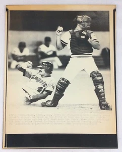 Foto laser AP-Minnesota Twins-1986 08/05 Jeff Reed; Angeli: Bobby Grich - Foto 1 di 1