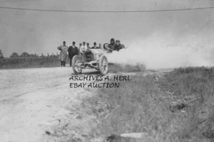 Chalmers-Detroit Rennfahrer Billy Knipper 1909 Crown Point Races Foto Automobil - Bild 1 von 1