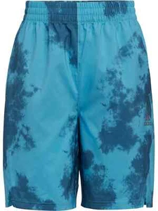 ADIDAS App Sky Rush Blue AXIS SHORTS Athletic Training BIG KIDS/YOUTH BOYS XL - Picture 1 of 3