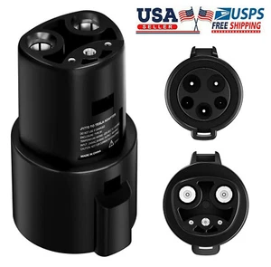 SAE J1772 To Tesla Adapter 80A 240V AC Charging Adapter For Tesla Model S 3 X Y - Picture 1 of 14