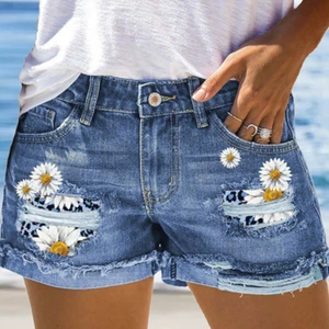 Hot Pants Donna Street Hipster Pantaloncini Estivi Denim Donna Senso di Esplosione - Foto 1 di 14