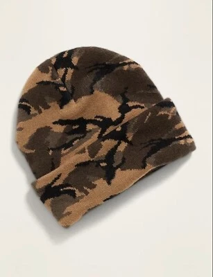 Gorro camuflado Old Navy x Popsugar unisex niños puño enrollable talla S/M Foto 1 de 2
