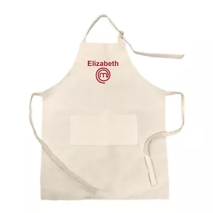 Grembiule Master Chef Personalizzato Tascabile Forno Chef Cucina Festa della Mamma Qualsiasi Nome - Foto 1 di 5