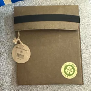 NWT Eco-Friendly Natural Paper Sleeve iPad Tablet Cover Protective Case - Picture 1 of 4