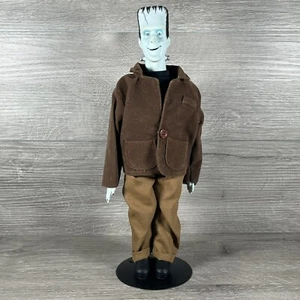 Kayro-Vue HERMAN MUNSTER Frankenstein Doll Plush Vinyl 1964 w/ Stand Excellent - Picture 1 of 5