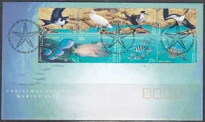 Christmas Island Scott 412 FDC - vida marina - Imagen 1 de 1