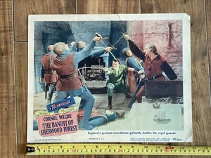 The Bandit Of Sherwood Forest  1952 Cornel Wilde Anita Louise Lobby Card - Bild 1 von 4