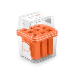 ImpressArt Número de Metal Almacenamiento de Estampillas, Naranja, 6 mm - Estuche perforado de joyería - Imagen 1 de 3