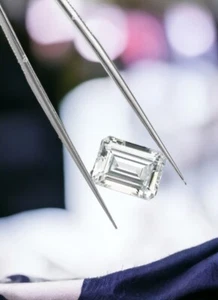 Emerald Shaped 0.30 TCW F Color VS1 Clarity GIA Certified Natural Loose Diamond - Picture 1 of 4
