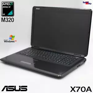 Notebook ASUS X70A AMD ATHLON II CPU Laptop ATI RADEON HD 17,3" LED WINDOWS XP - Foto 1 di 11