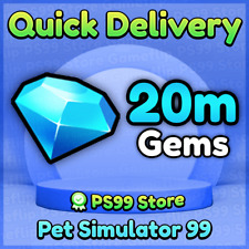 Pet Simulator 99 - PS99 - Pet Sim 99 - 20,000,000 Gems (20M)