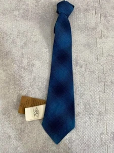 RRL RALPH LAUREN Men's Wool Tie Checkered stylish business party Tie NEW - Picture 1 of 8