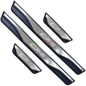 For Mazda CX-5 Accessory 2024 Stainless Car Door Sill Kick Plate Protector Cover - Picture 1 of 4
