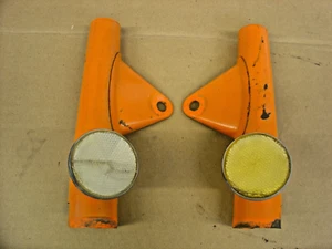 1972 Honda CT90 Trail 90 CT headlight ears OEM paint reflectors and mounts - Picture 1 of 6