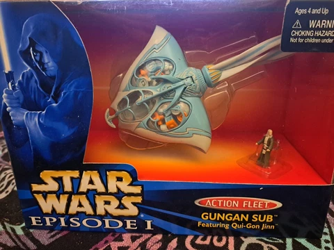 Star Wars Micro Machine Action Fleet Episode I Gungan Sub Sealed Box Cover