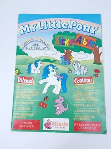 My Little Pony Sticker Album Merlin Collection Vintage 1980s Dutch French - Bild 1 von 20