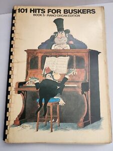 101 Hits For Buskers BOOK 5 Piano Organ Edition 1981 Sheet Music 