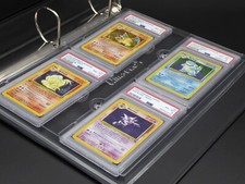 5x Graded Slab Page for PSA Grading Cards - Perfect for Ultra Pro 3 Ring Folders