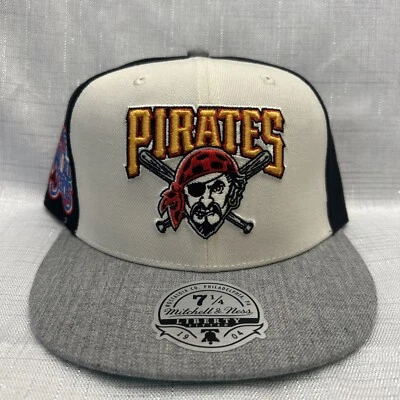 Mitchell & Ness 匹兹堡海盗队 76th 世界系列棒球帽 7 1/4 — 第 1/4 张图片