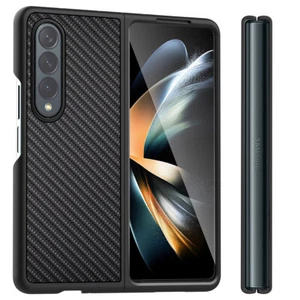 For Samsung Galaxy Z Fold4 5G Case Slim Carbon Fiber Shockproof Protective Cover - Picture 1 of 10