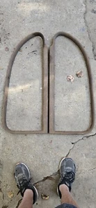 1939 Chevy 2dr Sedan QUARTER WINDOW GARNISH TRIM MOLDINGS Original GM pair GM - Picture 1 of 11