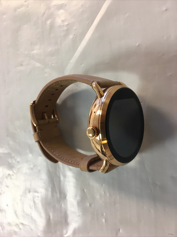 Fossil Q Wander Gen 2 Smartwatch 45 mm Roségold Leder Hellbraun - FTW2102 - Bild 1 von 4