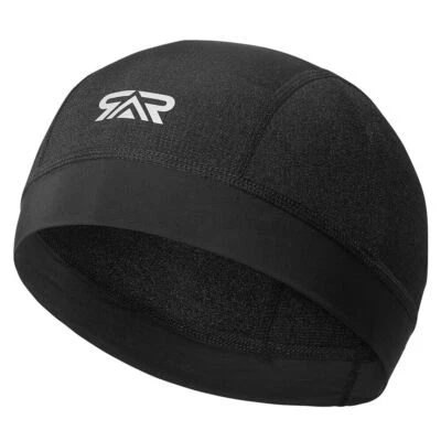 Cooling Moisture Sweat Wicking Dome Skull Cap Helmet Liner Bald Sport Beanie Hat - Image 1 of 4