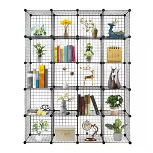 Cubo organizador de 20 cubos estantes de almacenamiento cubo de alambre almacenamiento estantes de origami - Imagen 1 de 8