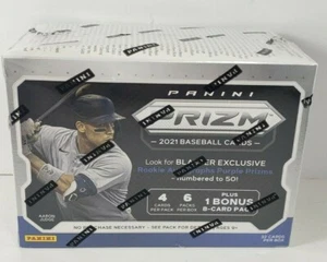 2021 Prizm baseball blaster Box factory sealed. 6 packs +1 bonus 8 card pack - Picture 1 of 12