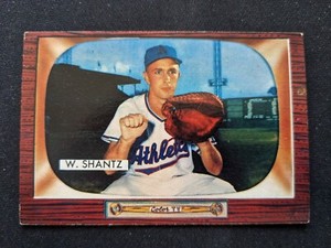 1955 Bowman Baseball Card # 175 Billy Shantz RC - Kansas City Athletics (VG/EX)