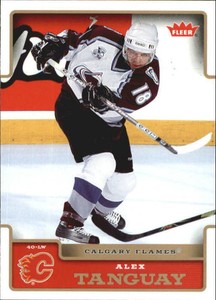 2006-07 Fleer Calgary Flames Hockey Card #34 Alex Tanguay